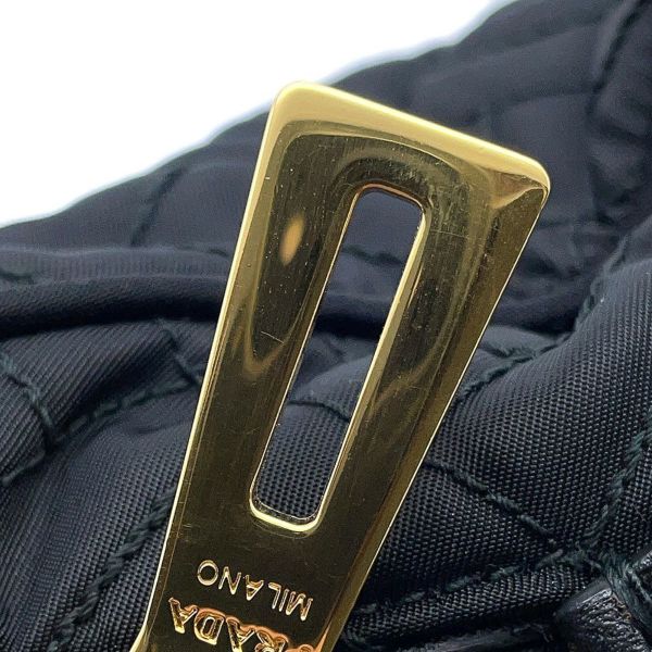 プラダ チェーンショルダーバッグ キルティング ナイロン BR4965 PRADA バッグ 黒