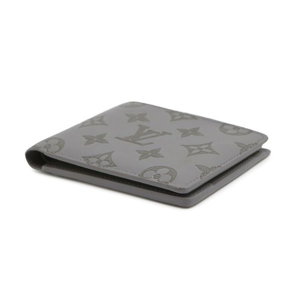 ルイヴィトン 二つ折り財布 モノグラム・シャドウ ポルトフォイユ・ミュルティプル M81383 LOUIS VUITTON