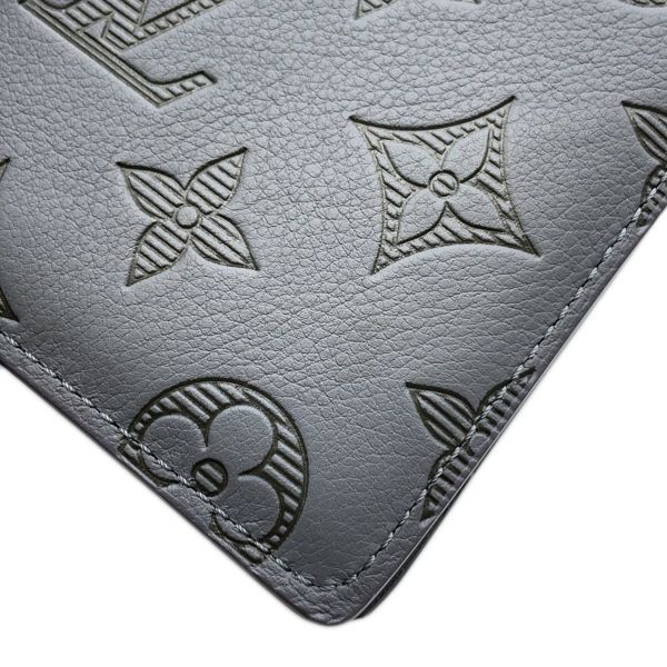 【美品】LOUIS VUITTON モノグラム・シャドウ 2つ折り財布 ルイヴィトン 二つ折り財布 モノグラム・シャドウ