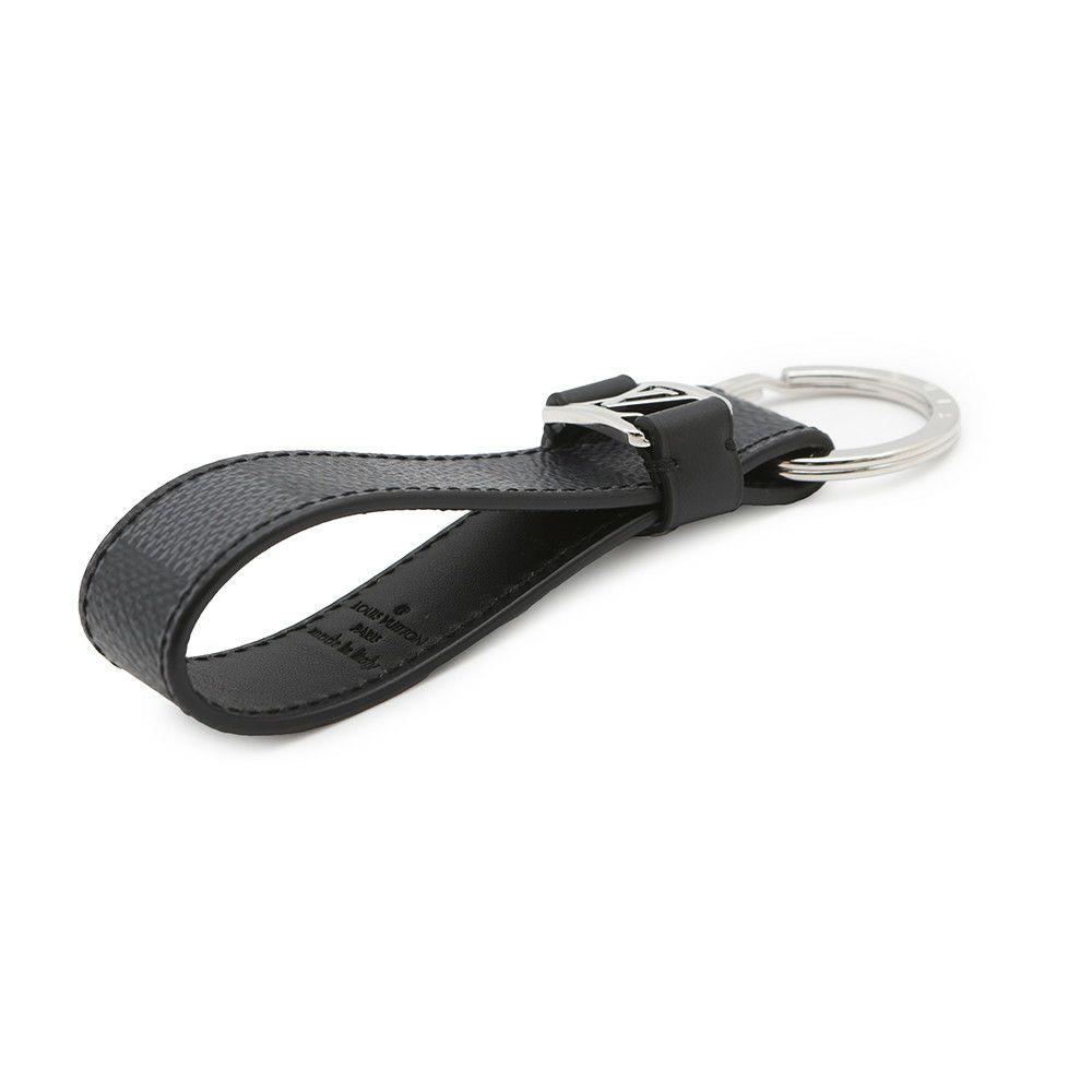 ルイヴィトン キーホルダー ダミエ・グラフィット LVドラゴンヌ M62706 LOUIS VUITTON 小物 チャーム ブラック 黒