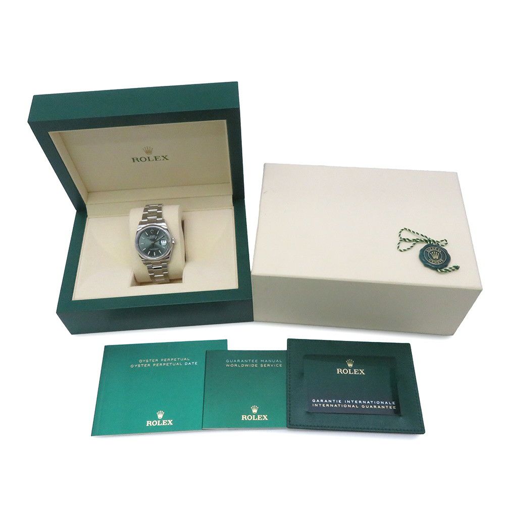 ロレックス デイトジャスト36 126200 ROLEX 腕時計 ミントグリーン文字盤