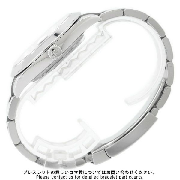 ロレックス デイトジャスト41 ランダムシリアル ルーレット 126300 ROLEX 腕時計 黒文字盤