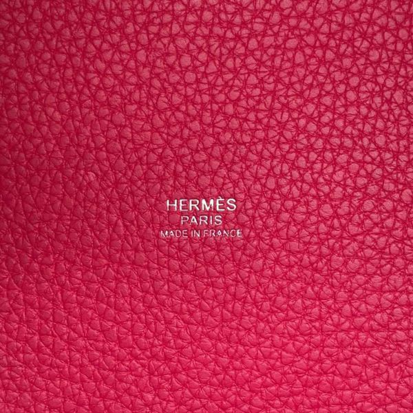 エルメス ハンドバッグ ピコタンロックPM モノクローム ローズメキシコ/ピンク金具 トリヨンクレマンス B刻印