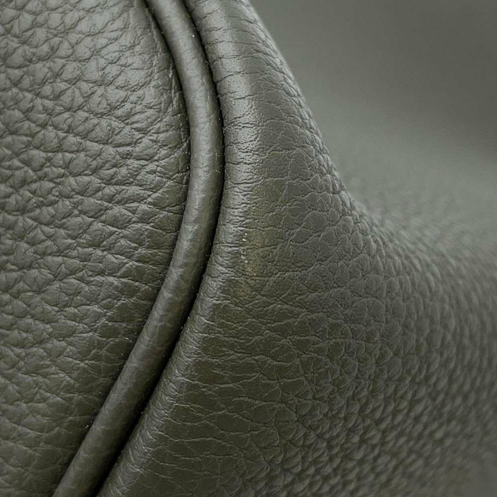 エルメス ボディバッグ ケリー アッカドPM ヴェールドグリ/シルバー金具 トゴ U刻印 メンズ