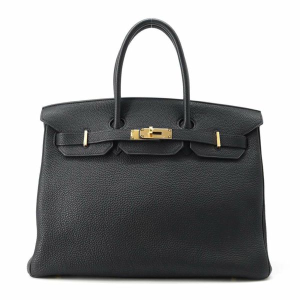 エルメス バーキン35 ブラック/ゴールド金具 トゴ □I刻印 HERMES Birkin ハンドバッグ  黒