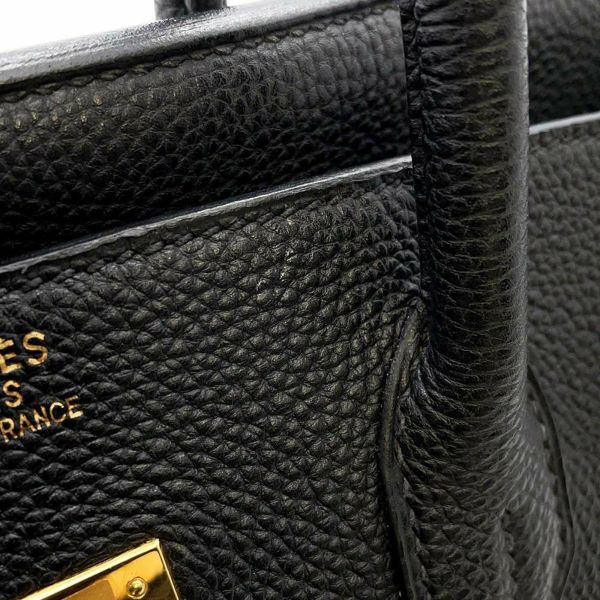 エルメス バーキン35 ブラック/ゴールド金具 トゴ □I刻印 HERMES Birkin ハンドバッグ  黒