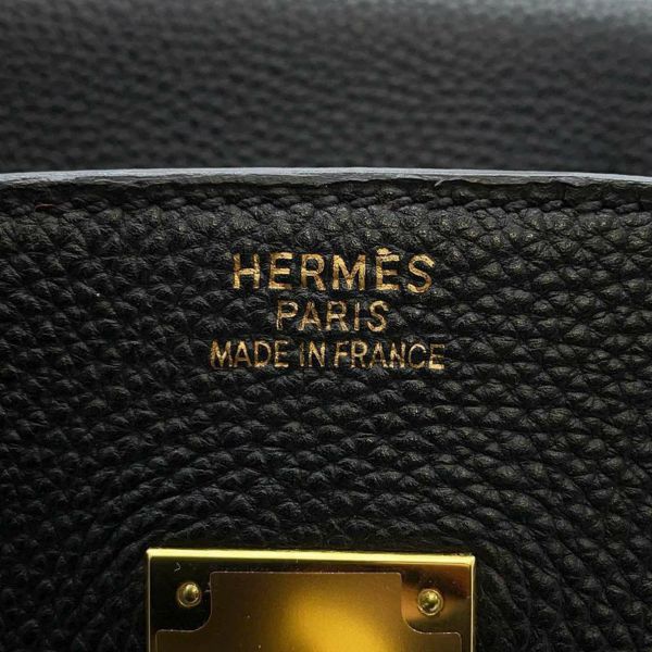 エルメス バーキン35 ブラック/ゴールド金具 トゴ □I刻印 HERMES Birkin ハンドバッグ  黒