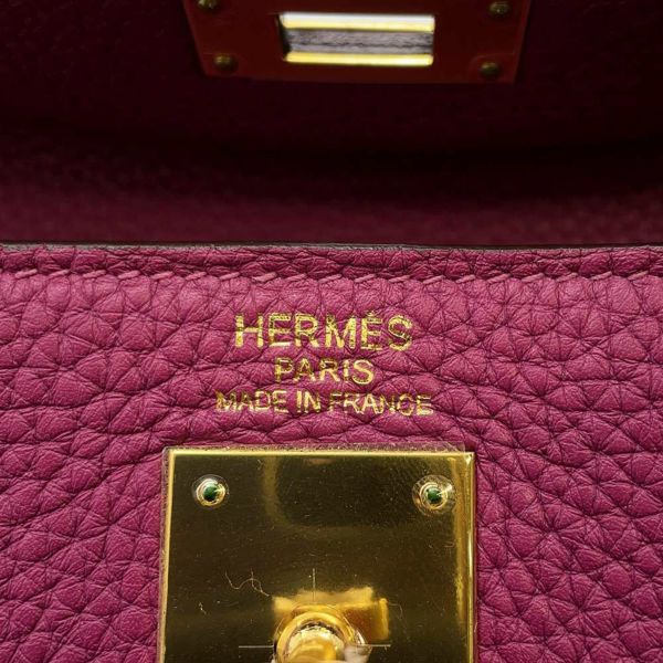 エルメス ハンドバッグ ケリー35 内縫い トスカ/ゴールド金具 トリヨンクレマンス □O刻印 2way