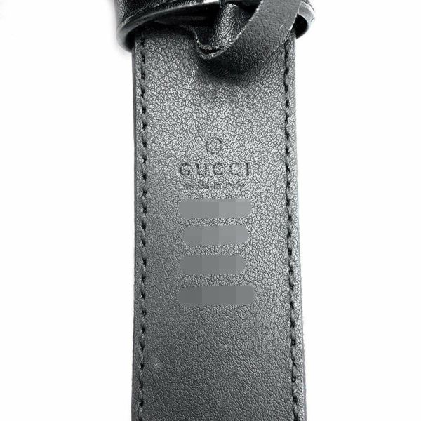 GUCCI GGマーモント　レザー　ベルト　414516 国内即送 GUCCI GGマーモント ダブルG レザーベルト 414516