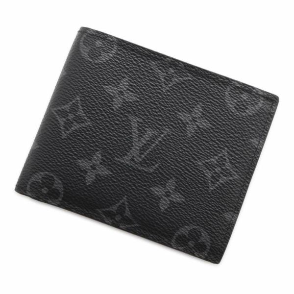 ルイヴィトン 財布 モノグラム エクリプス ポルトフォイユ・マルコ NM M62545 LOUIS VUITTON メンズ 黒