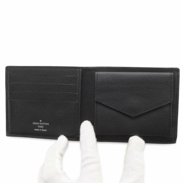 ルイヴィトン 財布 モノグラム エクリプス ポルトフォイユ・マルコ NM M62545 LOUIS VUITTON メンズ 黒