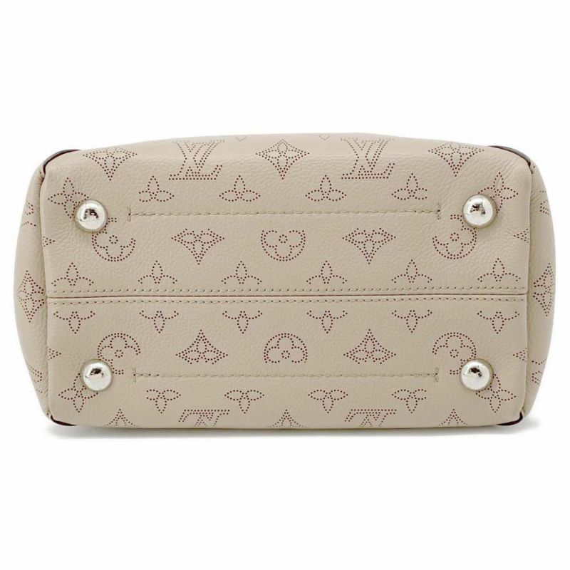 ルイヴィトン ハンドバッグ モノグラム・マヒナ ヒナPM M54351 LOUIS VUITTON 2wayショルダーバッグ グレージュ