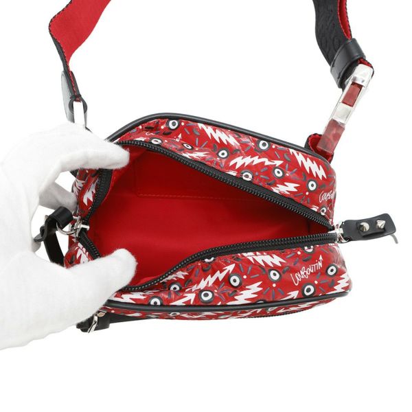 クリスチャン・ルブタン ショルダーバッグ ブラスター グラフィックプリント スタッズ 1215058 Christian Louboutin バッグ