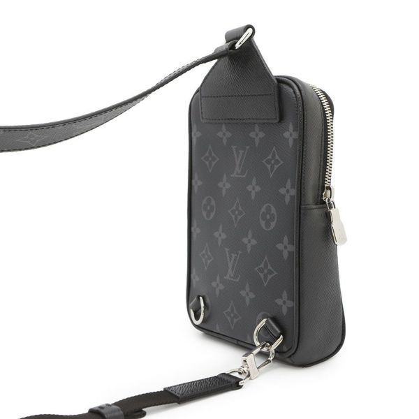 ルイヴィトン ボディバッグ モノグラム・エクリプス タイガ アウトドア・スリングバッグ M30741 ブラック 黒 タイガラマ