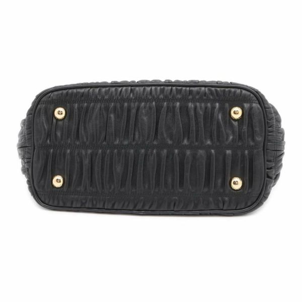 プラダ ハンドバッグ ギャザー レザー 1BA172 PRADA バッグ 2way
