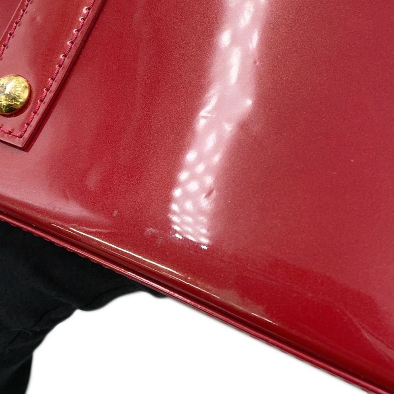 ルイヴィトン ハンドバッグ モノグラム・ヴェルニ アルマBB M91606 LOUIS VUITTON 2way レッド