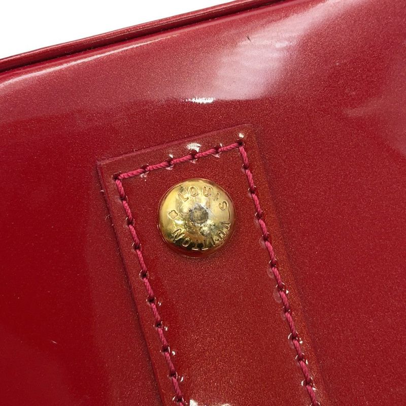 ルイヴィトン ハンドバッグ モノグラム・ヴェルニ アルマBB M91606 LOUIS VUITTON 2way レッド