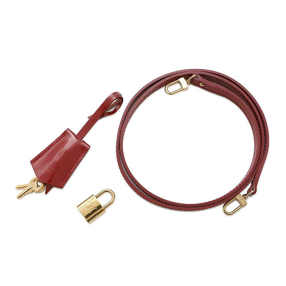 ルイヴィトン ハンドバッグ モノグラム・ヴェルニ アルマBB M91606 LOUIS VUITTON 2way レッド