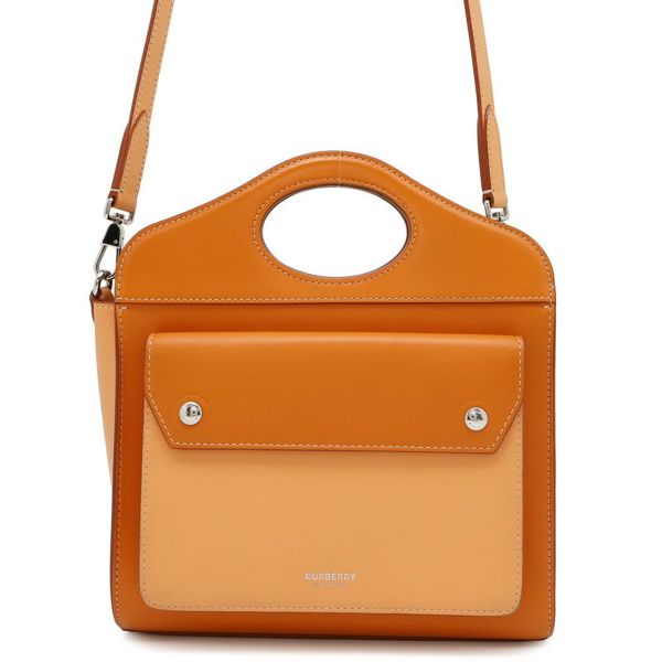 バッグ BURBERRY 2way BAG バーバリー ハンドバッグ ポケットバッグ レザー BURBERRY 2way