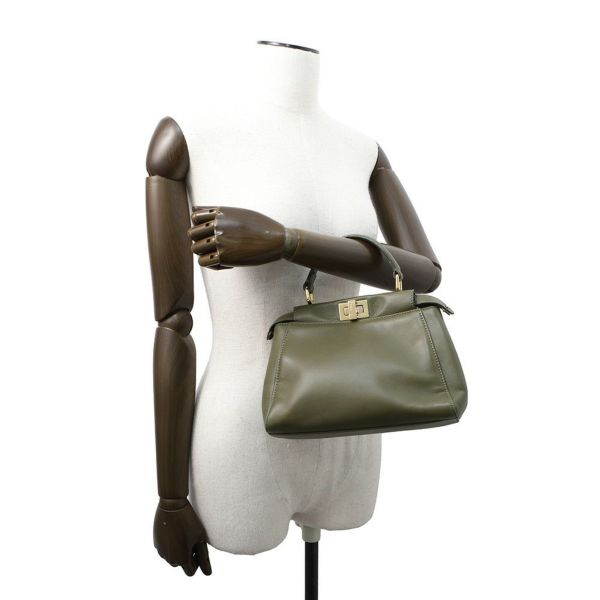フェンディ ハンドバッグ ミニ ピーカブー レザー 8BN244 FENDI バッグ ショルダーバッグ