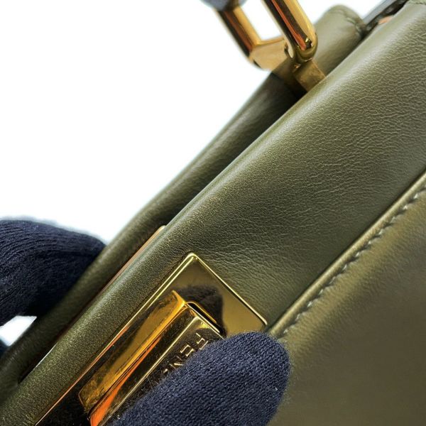 フェンディ ハンドバッグ ミニ ピーカブー レザー 8BN244 FENDI バッグ ショルダーバッグ