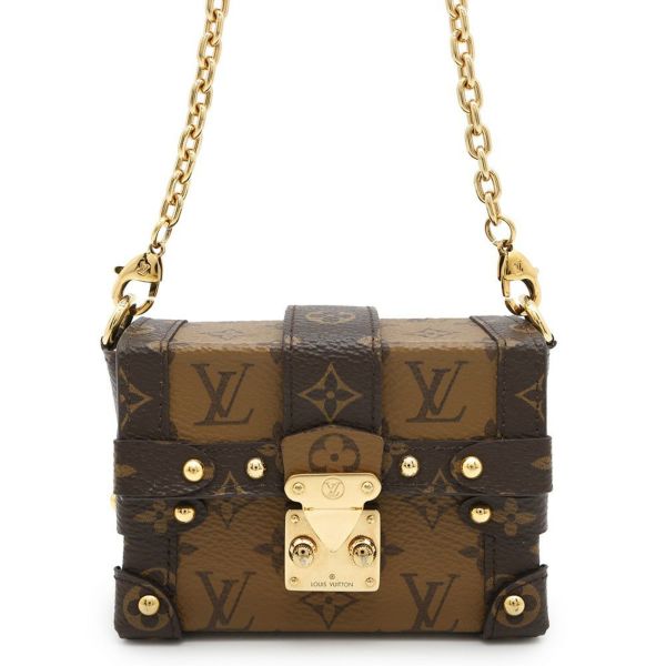 ルイヴィトン チェーンショルダーバッグ モノグラム・リバース エッセンシャル・トランク M68575 LOUIS VUITTON