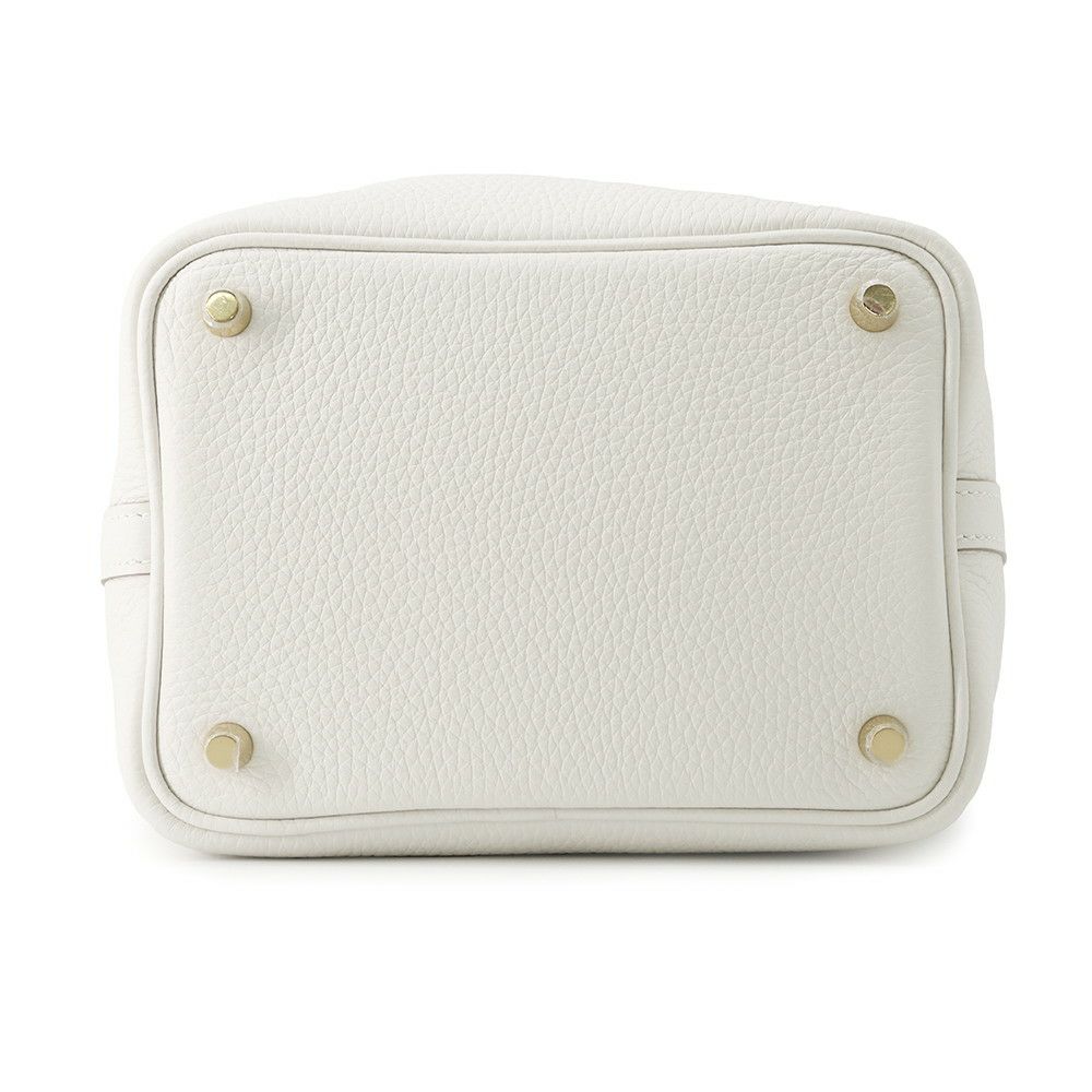 エルメス ハンドバッグ ピコタンロックPM グリスペール/ゴールド金具 トリヨンクレマンス W刻印 HERMES トートバッグ