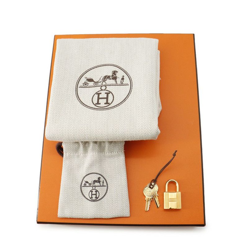 エルメス ハンドバッグ ピコタンロックPM グリスペール/ゴールド金具 トリヨンクレマンス W刻印 HERMES トートバッグ