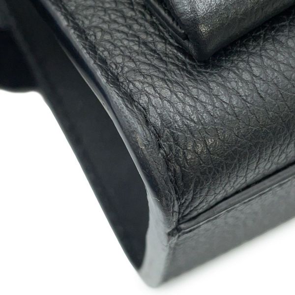 ルイヴィトン チェーンショルダーバッグ ソフトカーフレザー マイロックミー・チェーン M51418 LOUIS VUITTON ブラック 黒