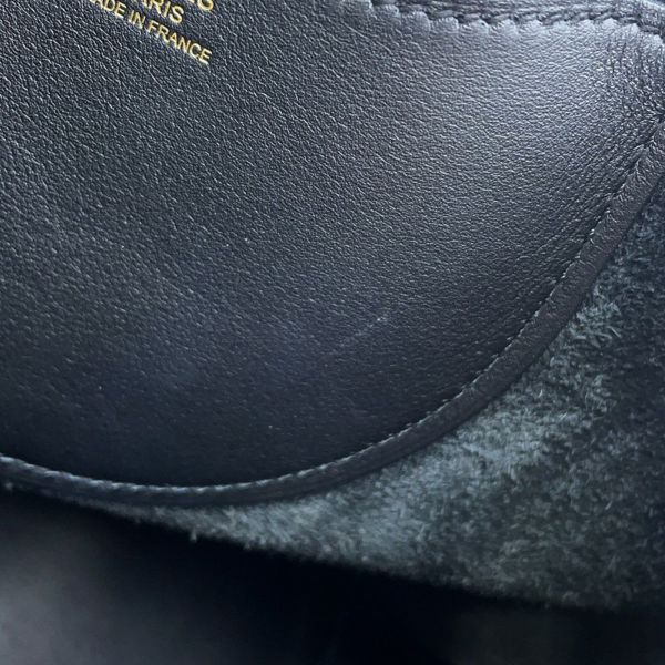 エルメス トートバッグ インザループ 18 ブラック/ゴールド金具 トリヨンクレマンス/スイフト W刻印 黒