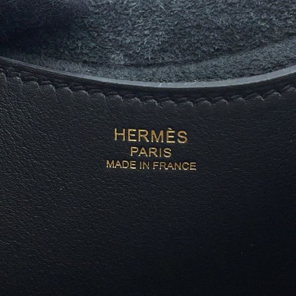 エルメス トートバッグ インザループ 18 ブラック/ゴールド金具 トリヨンクレマンス/スイフト W刻印 黒