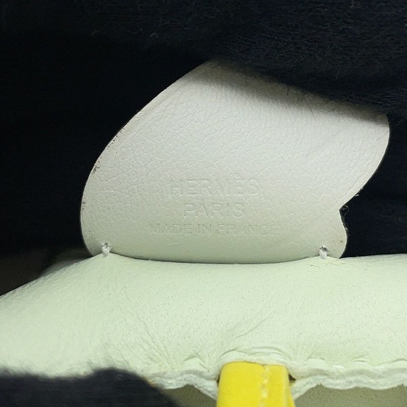 エルメス バッグチャーム ロデオPM ペガサス ヴェールフィズ/ライム/ホワイト ラムスキン B刻印