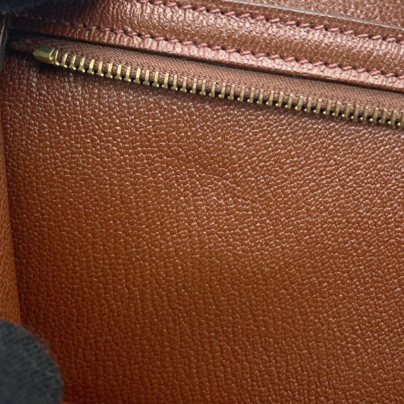 エルメス 長財布 ベアンスフレ ミール/ゴールド金具 アリゲーターシャイン X刻印 HERMES 財布