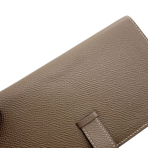 エルメス 長財布 ベアンスフレ エトゥープ/シルバー金具 エプソン A刻印 HERMES 財布
