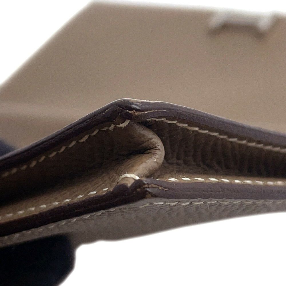 エルメス 長財布 ベアンスフレ エトゥープ/シルバー金具 エプソン A刻印 HERMES 財布