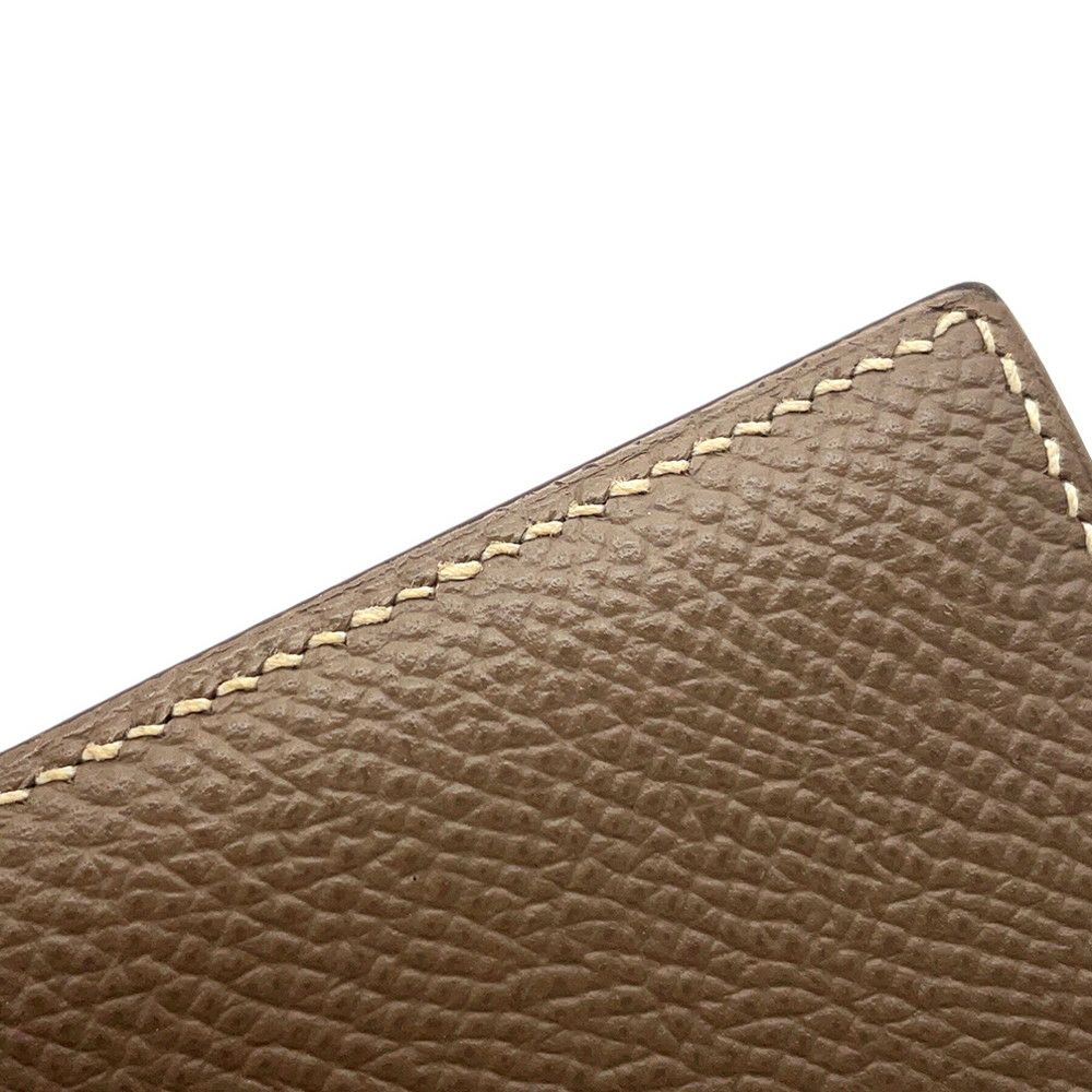 エルメス 長財布 ベアンスフレ エトゥープ/シルバー金具 エプソン A刻印 HERMES 財布