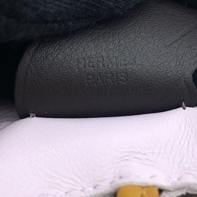 エルメス バッグチャーム ロデオPM ペガサス モーヴペール/エベンヌ/セサミ ラムスキン U刻印