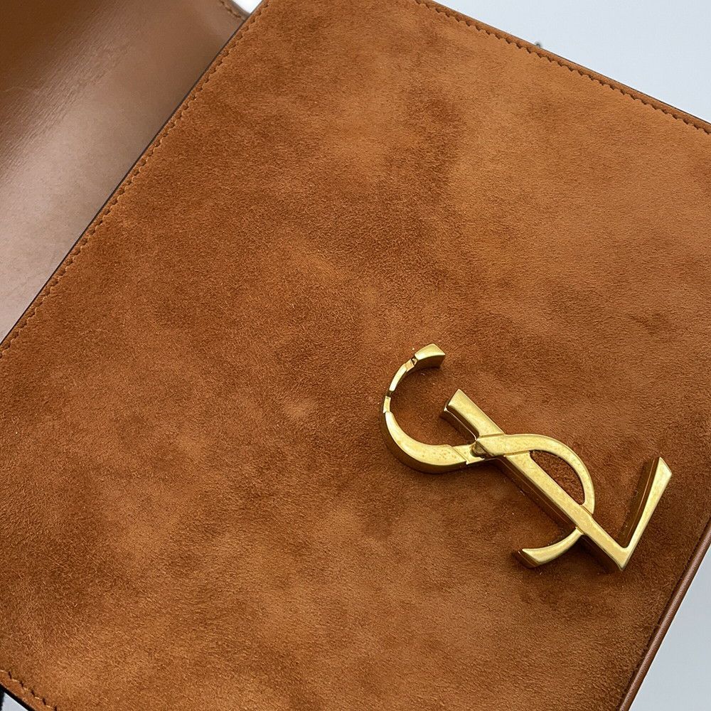 サンローランパリ ハンドバッグ カサンドラ トップハンドル スエード レザー 623930 2wayショルダーバッグ