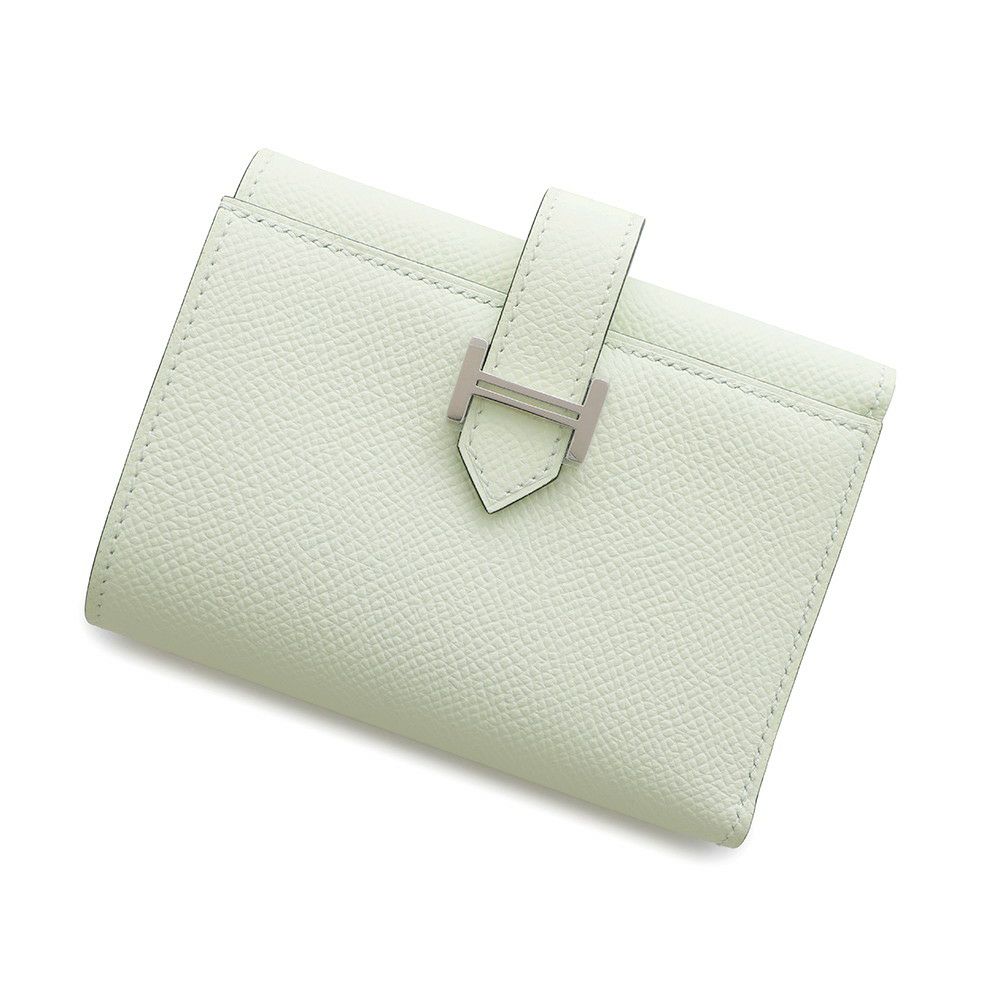 エルメス 長財布 アザップロング シルクイン ニューホワイト/シルバー  