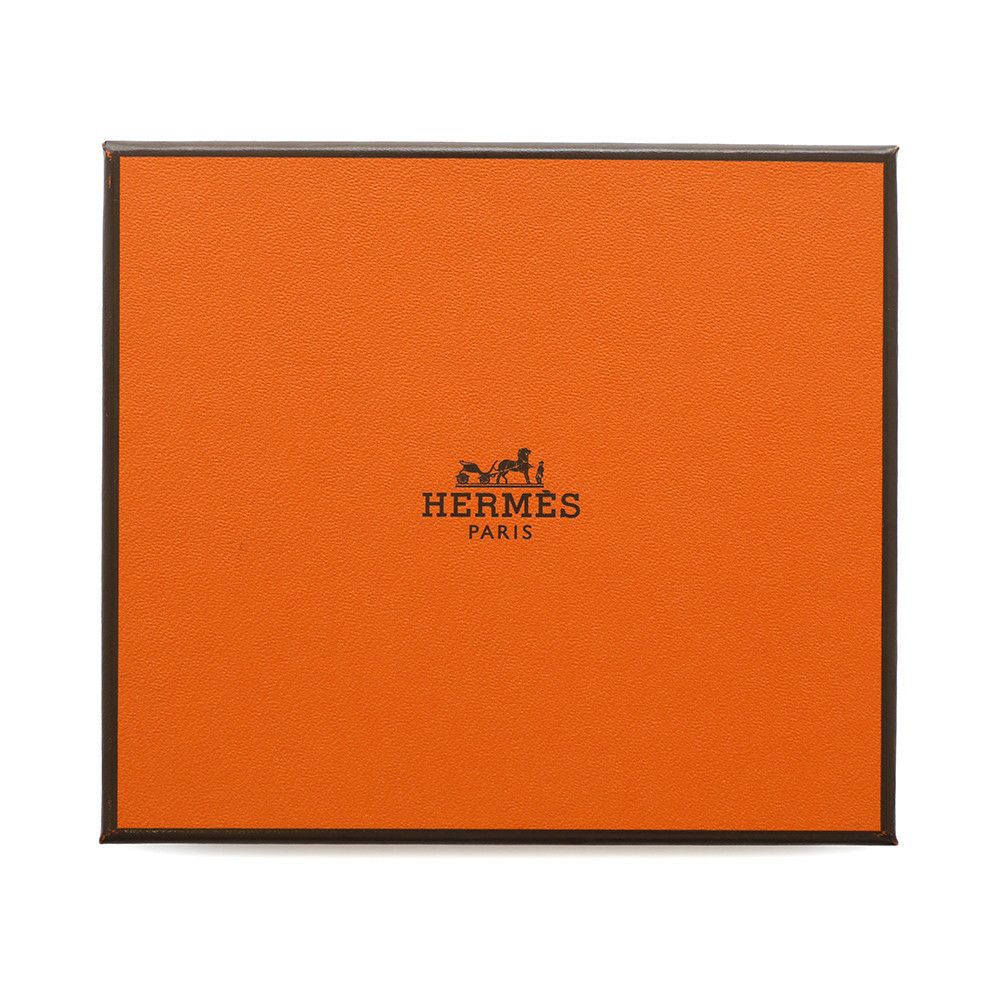 エルメス 三つ折り財布 ベアンコンビネ ヴェールフィズ/シルバー金具 エプソン B刻印