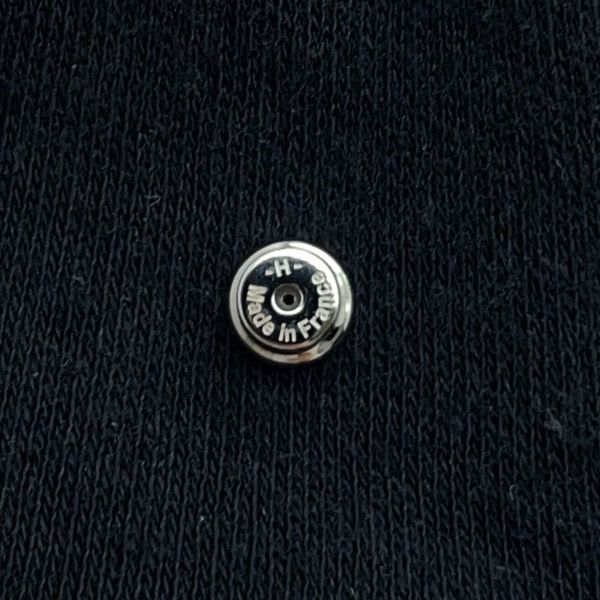 エルメス ピアス ミニ・ポップアッシュ マロングラッセ/シルバー金具 Hモチーフ HERMES Pop H ポップH