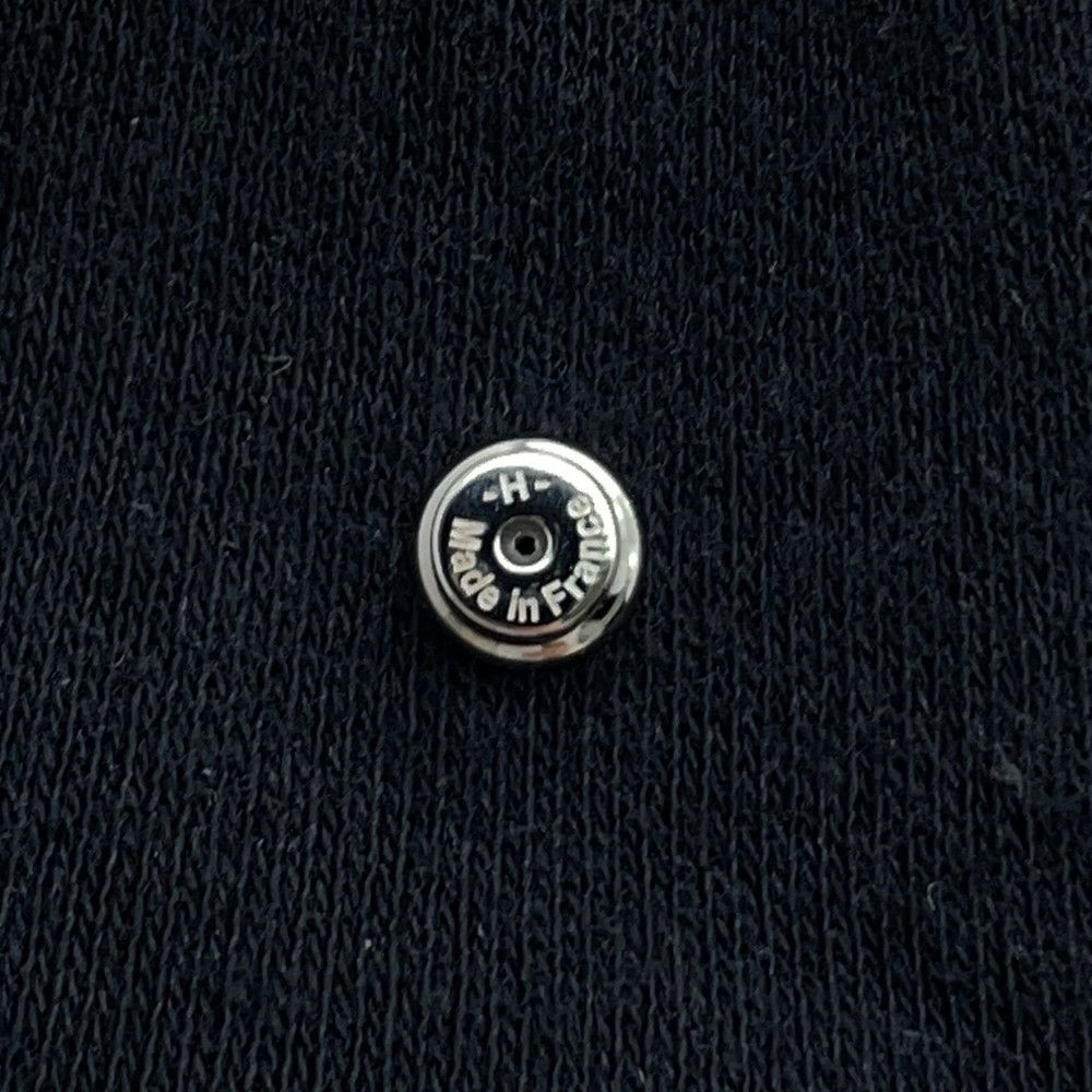 エルメス ピアス ミニ・ポップアッシュ マロングラッセ/シルバー金具 Hモチーフ HERMES Pop H ポップH