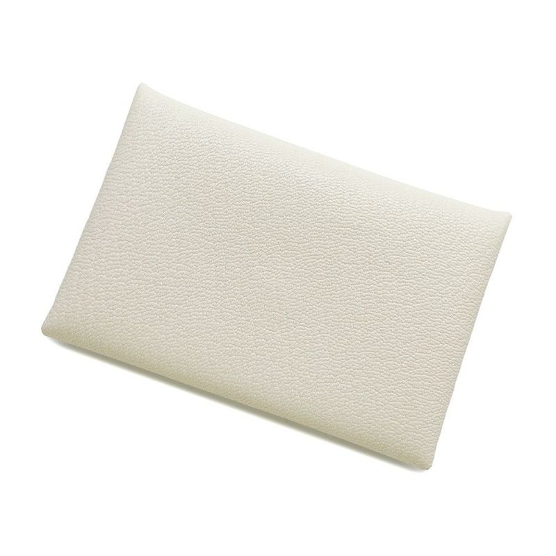 エルメス カードケース カルヴィ ナタ/シルバー金具 シェブルミゾル K刻印 HERMES 名刺入れ シェーブル