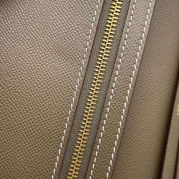 エルメス 長財布 ベアンスフレ エトゥープ/ゴールド金具 ヴォーマダム B刻印 HERMES 財布