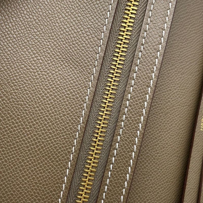 エルメス 長財布 ベアンスフレ エトゥープ/ゴールド金具 ヴォーマダム B刻印 HERMES 財布