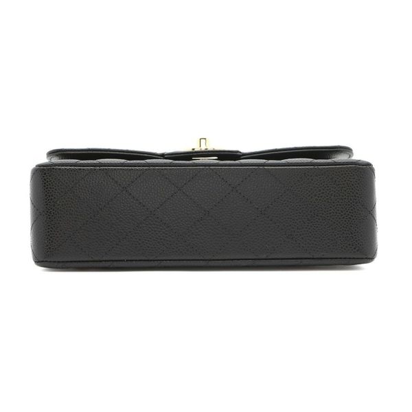 シャネル チェーンショルダーバッグ マトラッセ23 ココマーク ダブルチェーン キャビアスキン A01113 CHANEL 黒