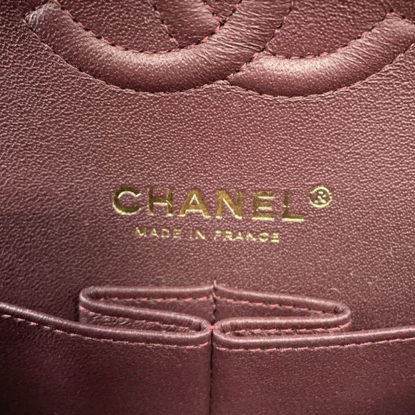 シャネル チェーンショルダーバッグ マトラッセ23 ココマーク ダブルチェーン キャビアスキン A01113 CHANEL 黒