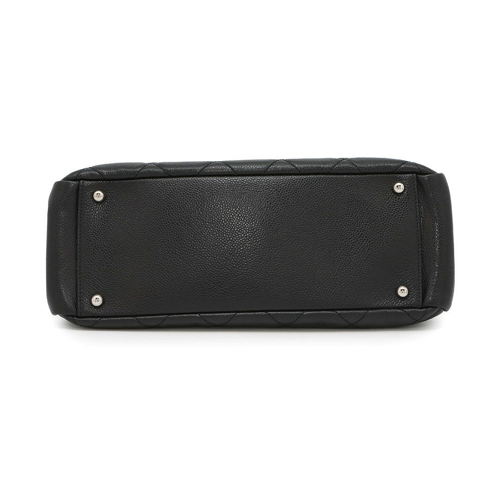シャネル トートバッグ マトラッセ ココマーク ダブルチェーン キャビアスキン A67294 CHANEL ショルダーバッグ 黒