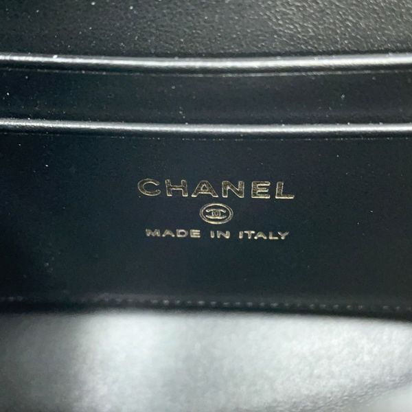 シャネル ハンドバッグ マトラッセ ココハンドル ミニミニ キャビアスキン AP4244 2wayチェーンショルダー 黒
