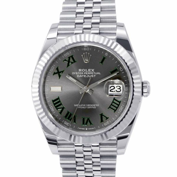 ロレックス デイトジャスト41 126334 ROLEX 腕時計 スレートローマン文字盤